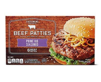 Cattlemen's Ranch 
 Prime Rib or Pub Style Seasoned Beef Patties