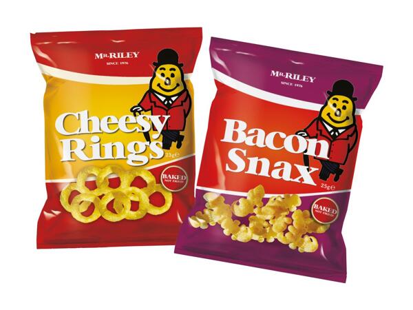 Cheesy Rings or Bacon Snax