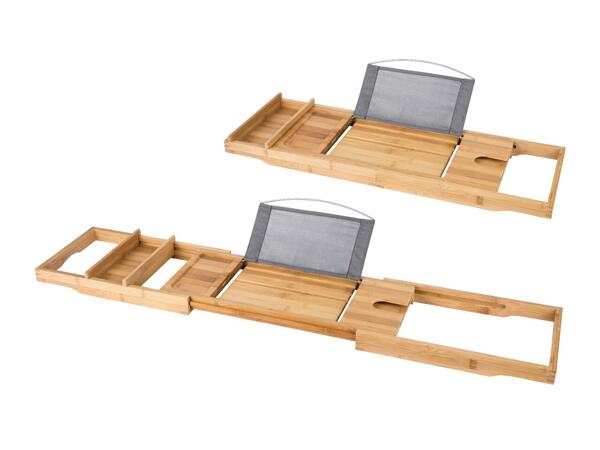 Extendable Bamboo Bathtub Tray