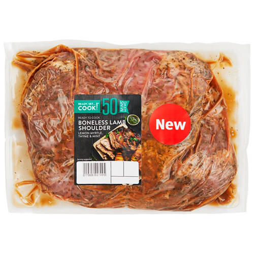 Boneless Lamb Shoulder with Lemon Myrtle, Thyme & Mint