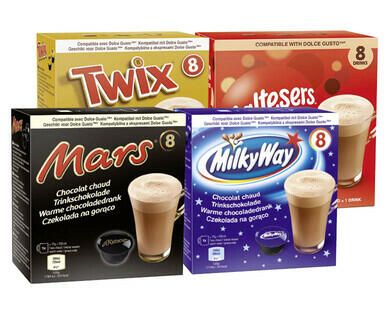 CAPSULES MARS/TWIX/ MILKY WAY/MALTESERS