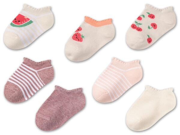 Kleinkinder/Kinder Sneakersocken, 7 Paar