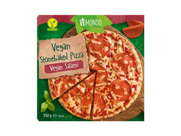 Pizza Salami vegană