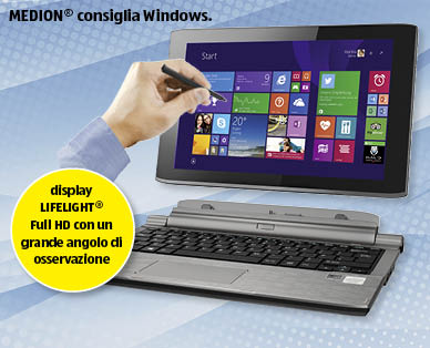 Notebook multimode-touch da 29,5 cm (11,6") MEDION(R) AKOYA(R)