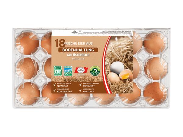 Eier aus Bodenhaltung