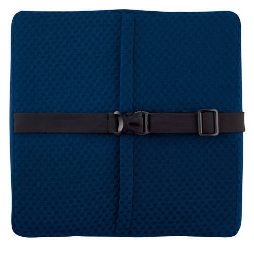 Memory Foam Lumbar Cushion, Navy Blue