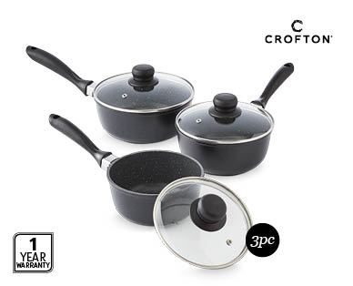 3pc Saucepan Set