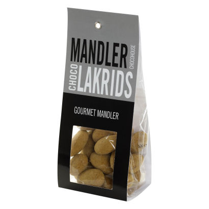 Chokolademandler med lakrids