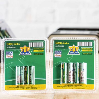 Aufladbare Batterien