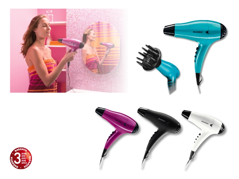 Sèche-cheveux à technologie ionique
