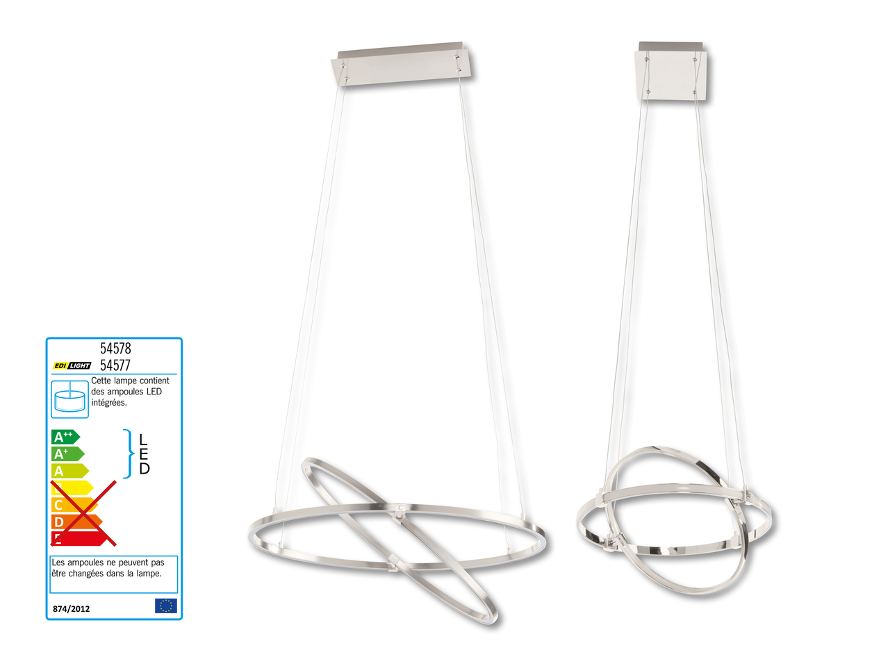 Suspension à LED