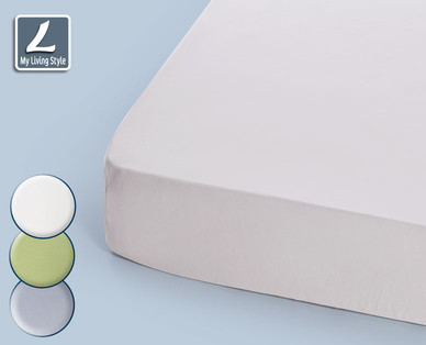 MY LIVING STYLE Interlock-Jersey-Spannleintuch