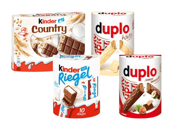 Riegel, Country oder Duplo