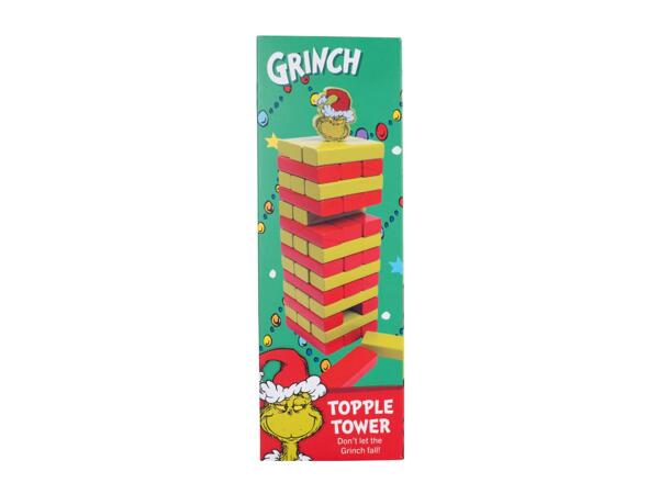 The Grinch Topple Tower Christmas Game