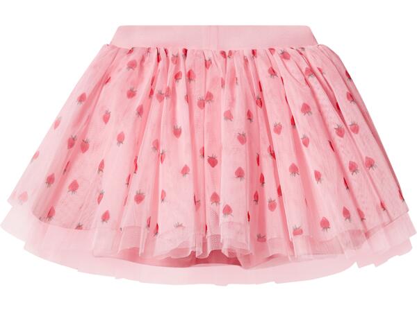 Girls' Tulle Skirt With Shorts