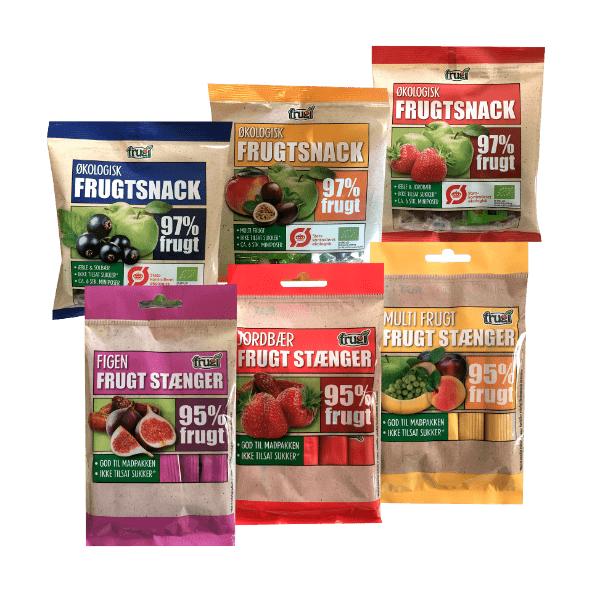 Økologiske frugtsnacks