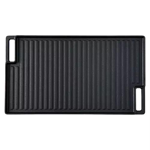 Black Cast Iron Reversible Griddle
