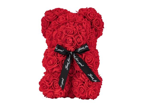 Livarno Home Artificial Rose Gift Box - Bear