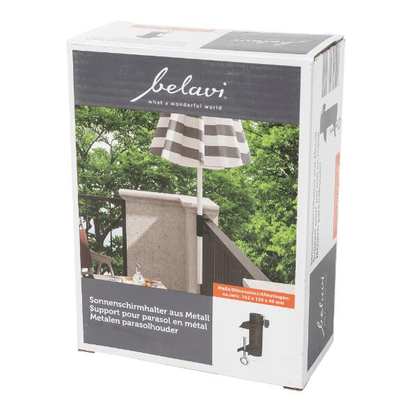 BELAVI(R) 				Metall-Sonnenschirmhalter