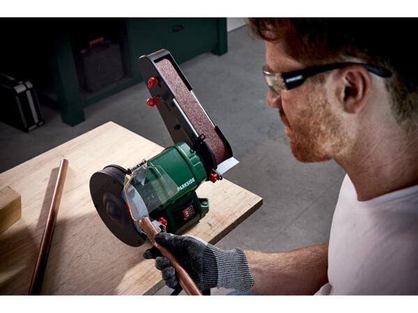 240W Bench Grinder with Belt Sander