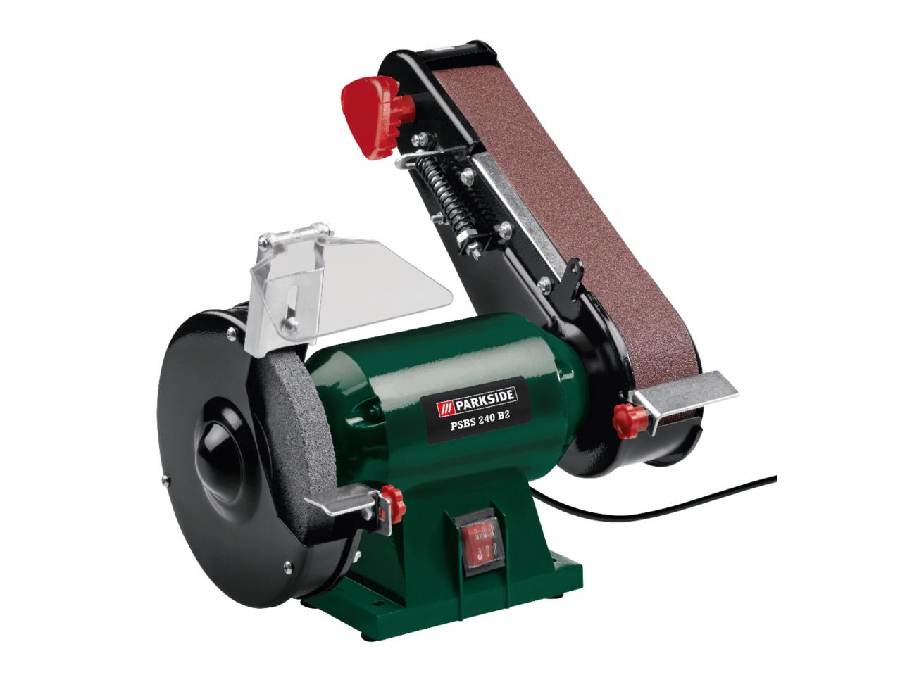 PARKSIDE 240W Bench Grinder with Belt Sander