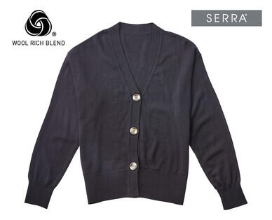 Women's Merino Wool Blend Cardigan