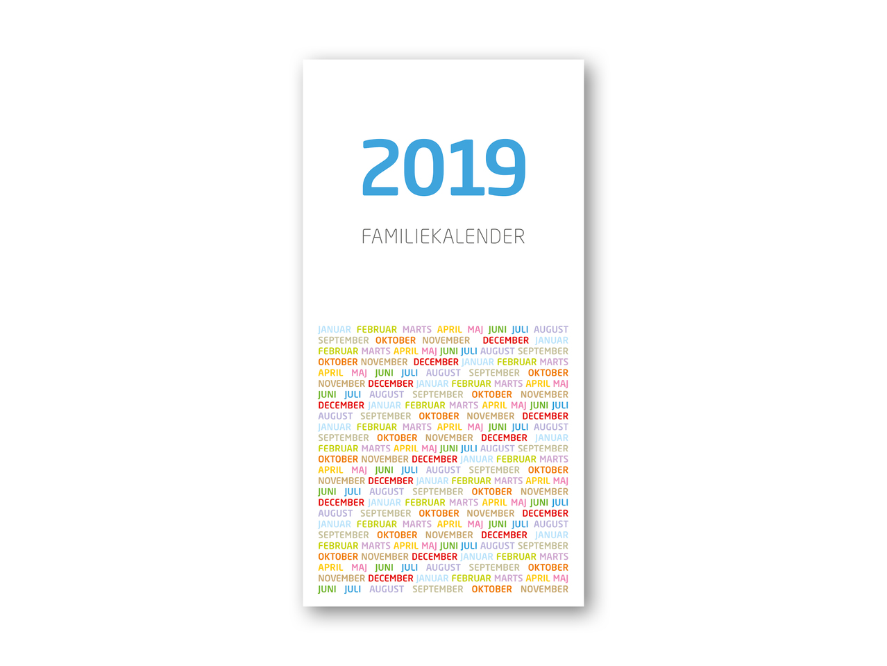 Familiekalender 2019