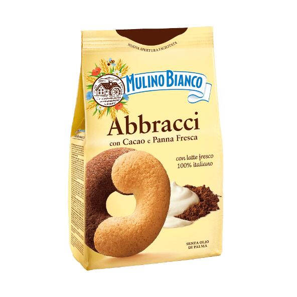MULINO BIANCO 				Włoskie kruche dwukolorowe ciasteczka