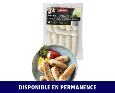 ALPINA 
 CHIPOLATAS DE VOLAILLE