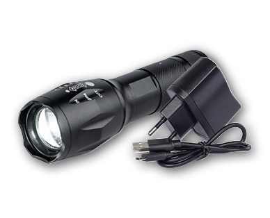 Lampe de poche à accu avec batterie portable LIGHTWAY
