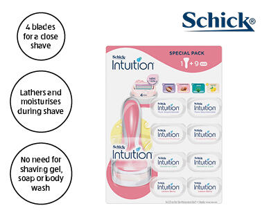 Schick Intuition Women's Razor System Variety Value Pack