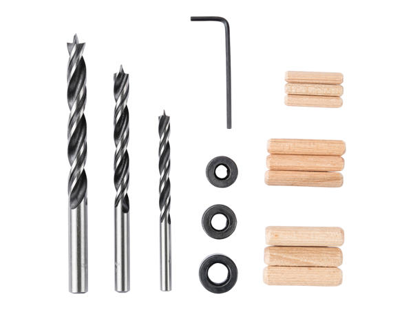 Pinning Gauge, Dowels and Drill Bit Set