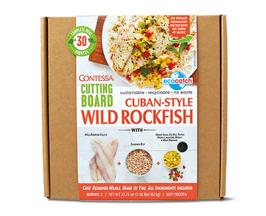 Contessa Cutting Board Seafood Meal Kits Assorted Varieties