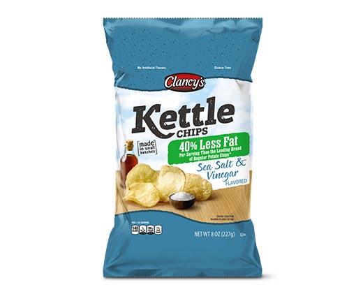 Clancy's Original or Sea Salt & Vinegar Reduced Fat Kettle Chips