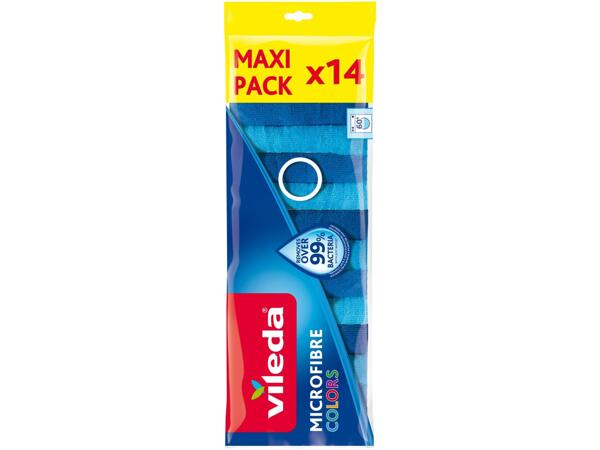 Microfibre all purpose cloths, 14 pieces