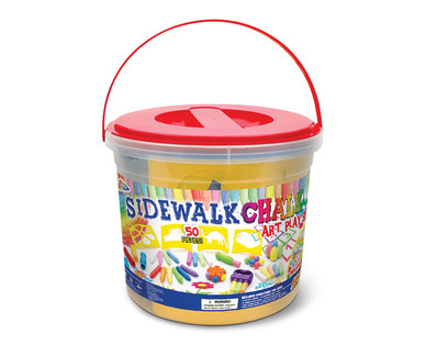 Sidewalk Chalk Activity Tub