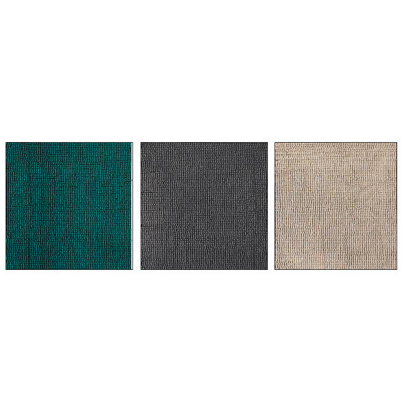 XXL-Chenille-Badteppich oder Badteppich-Set 2tlg.