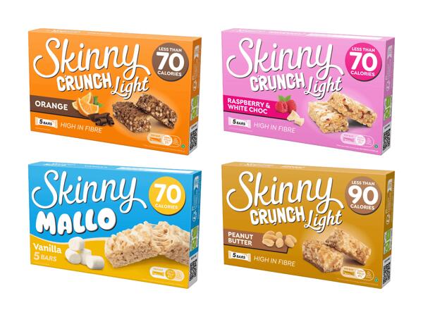 Barres Skinny Crunch light, pack de 5