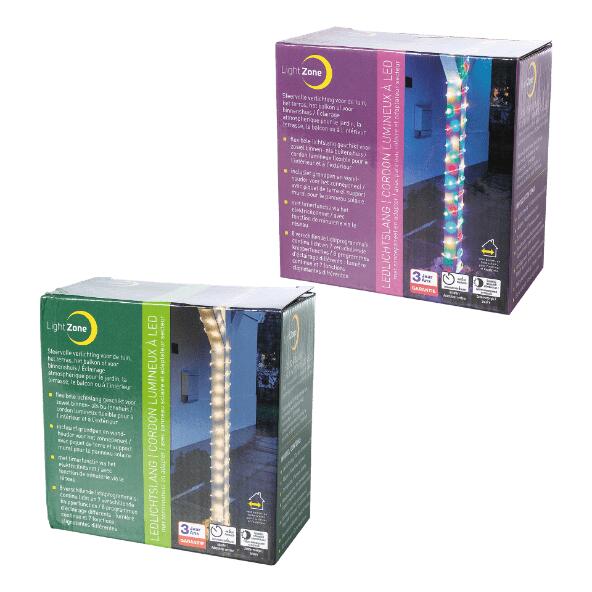 LIGHT ZONE(R) 				LED-Lichterkette mit Solarenergie