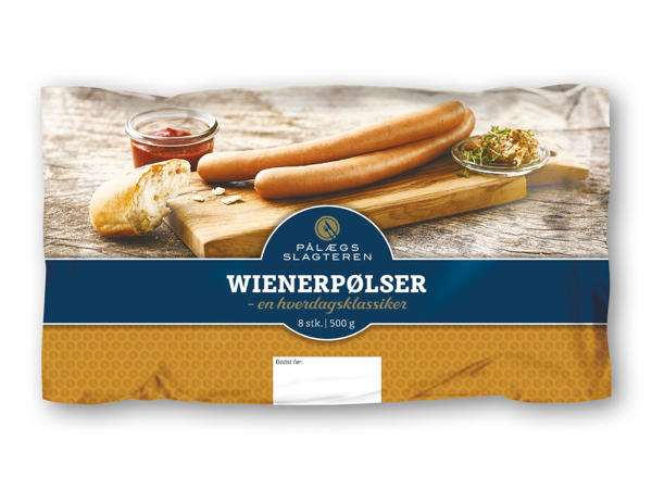 PÅLÆGSSLAGTEREN Hotdog- eller wienerpølser