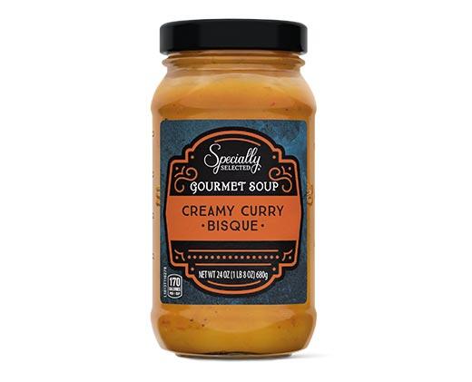 Specially Selected Creamy Curry Bisque or Thai Coconut Ginger Soup