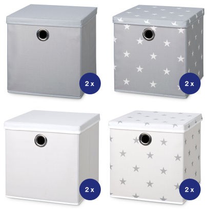 Boîtes de rangement, 2 pcs