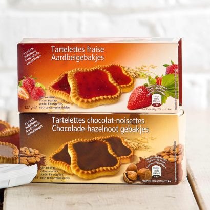 Erdbeeren- oder Schokoladeplätzchen