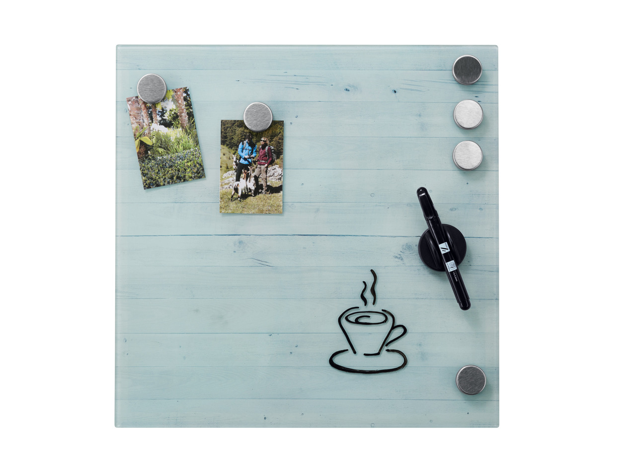 UNITED OFFICE Glass Magnetic Board