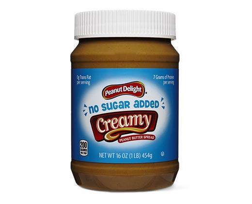 Peanut Delight 
 No Sugar Added Peanut Butter