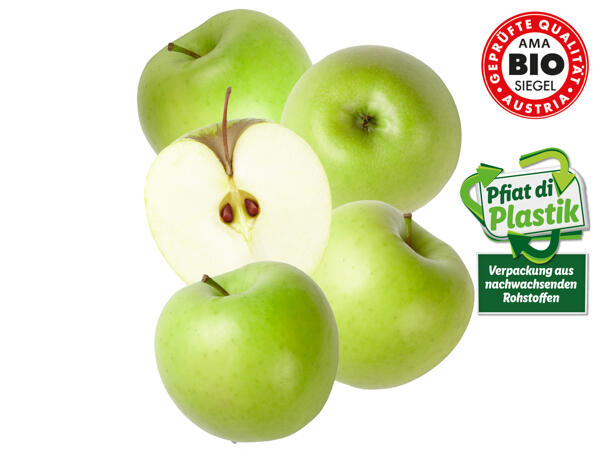 Bio Äpfel grün aus der Steiermark