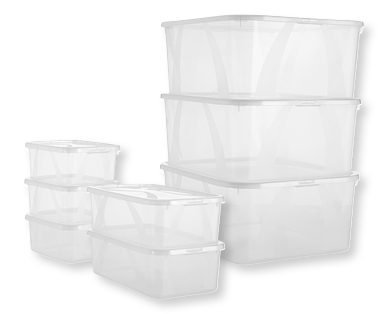 Lot de boîtes transparentes, 8 pièces EASY HOME(R)