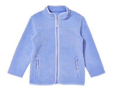 Children's Sherpa Fleece Jacket - Navy or Lilac