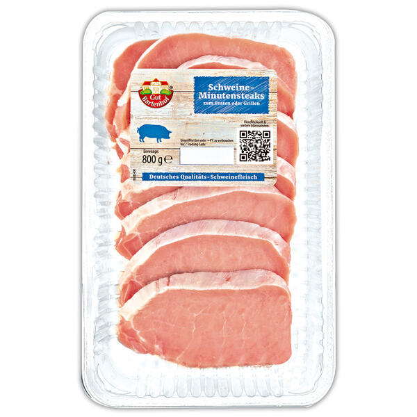 Schweine Minutensteaks