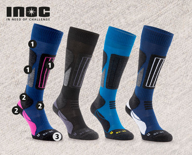 INOC Damen-/Herren-Skisocken